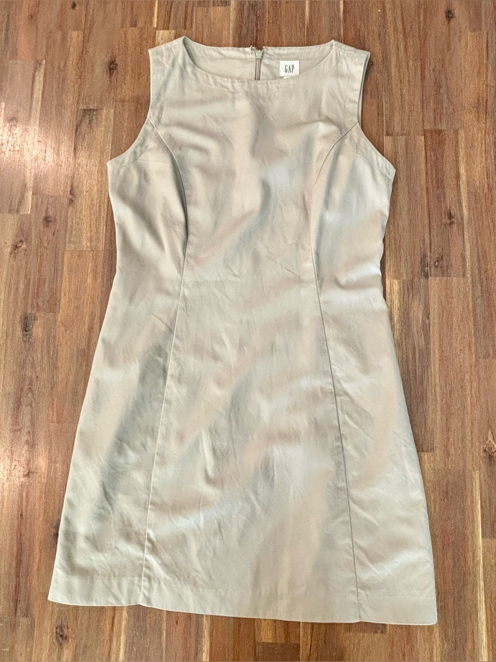 GAP Cream Sleeveless Mini Shift  Dress